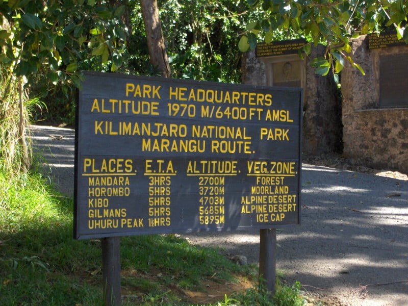 Marangu Route